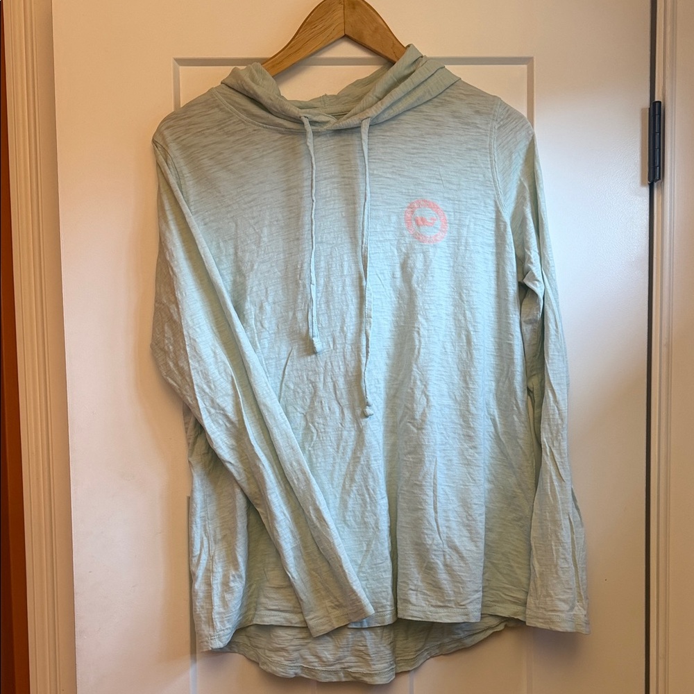Vineyard Vines Light Blue Hooded Top